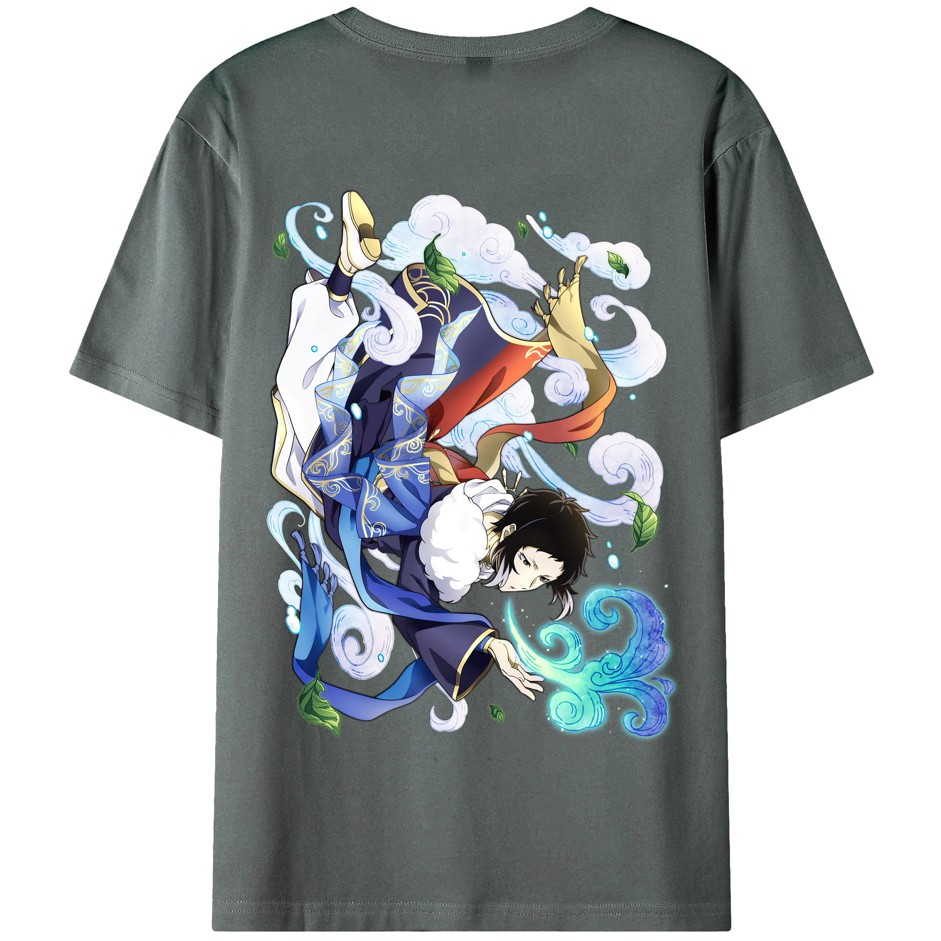 （画像用） 文豪ストレイドッグス Bungo Stray Dogs 綿100％半袖Tシャツ（背面プリント）